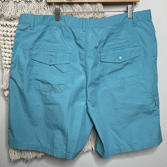 Haband’s Fit-Forever Teal Shorts Size 42 - Picture 5 of 5